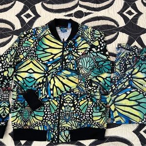 Adidas Butterfly Bomber Jacket Set